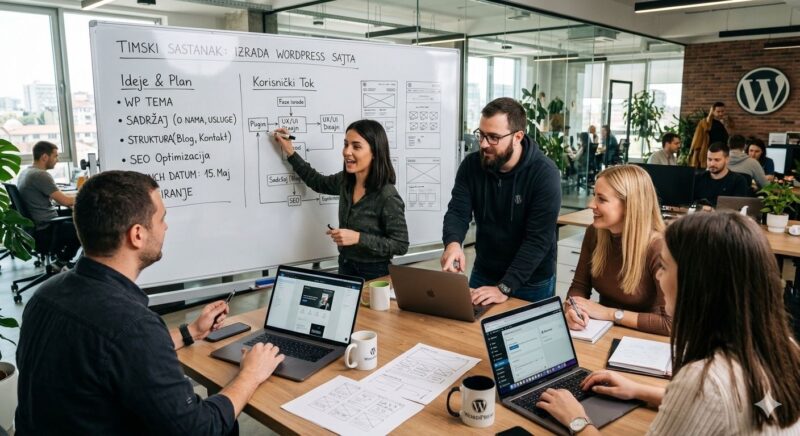 Sastanak o izradi WordPress sajta